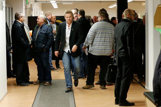 Petri Hietanen asteli median eteen määrätietoisesti. Kuva: Jukka Rautio / Europhoto