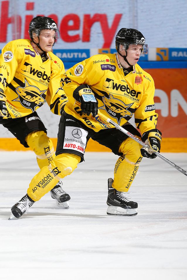 Elmeri Kaksonen on SaiPa-hyökkäyksen ainoa nimekkäämpi pelaaja. Kuva: Jukka Rautio / Europhoto