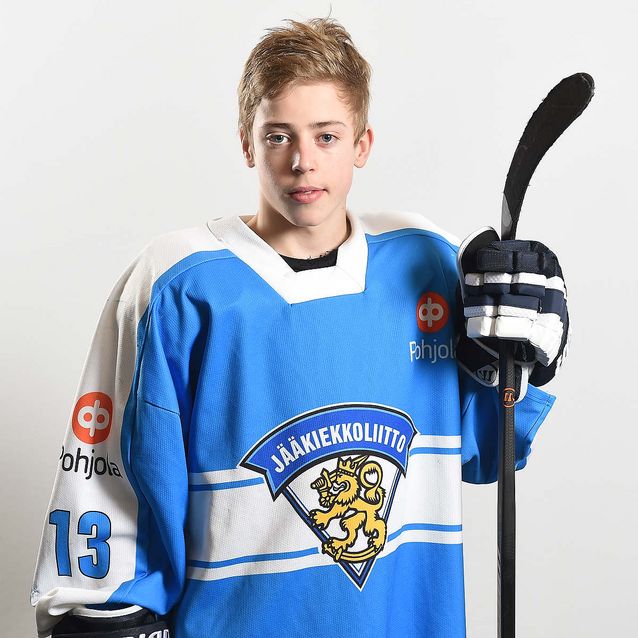 Leevi Aaltonen on yksi Suomi-kiekon suurimpia tulevaisuudenlupauksia. Kuva: Leijonat.fi