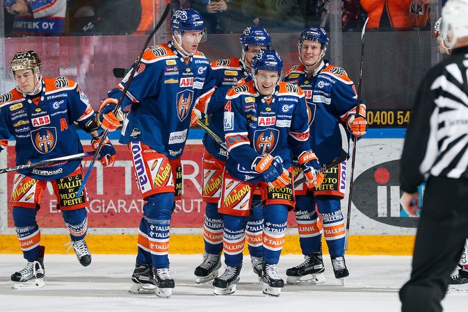 Tappara iski Ilvestä vastaan peräti kahdeksan osumaa. Kuva: Jukka Rautio / Europhoto