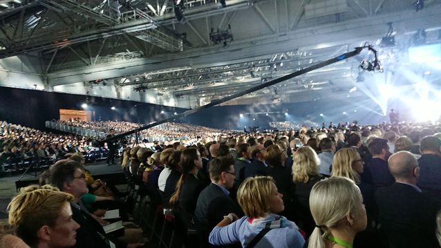Esityksiä seurasi 7 500 henkeä Messukeskuksessa ja lähemmäs 20 000 webinaariyhteyden kautta.