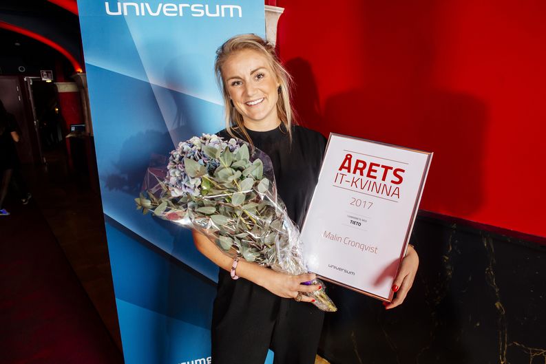 Malin Cronqvist vinnare Årets IT-Kvinna 2017