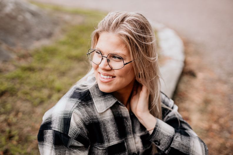 Maija Haapanen valitsi SportMaxin kehykset.