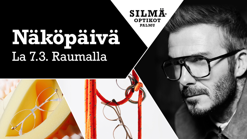 Silmäoptikot Palmun Näköpäivä la 7.3. Rauman Posellissa