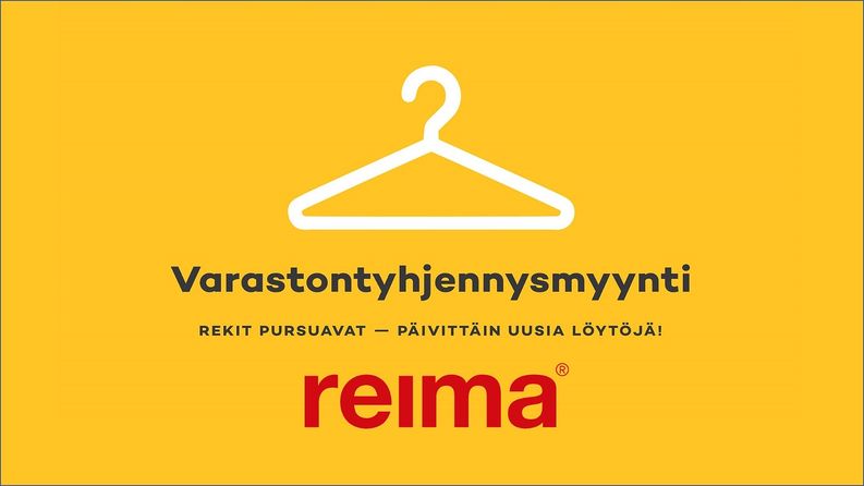 Reiman varastontyhjennysmyynnit Raumalla 6.-9.11.2019