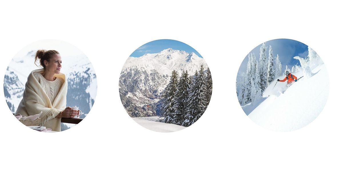 Vacances aux sports d'hiver à Courchevel
