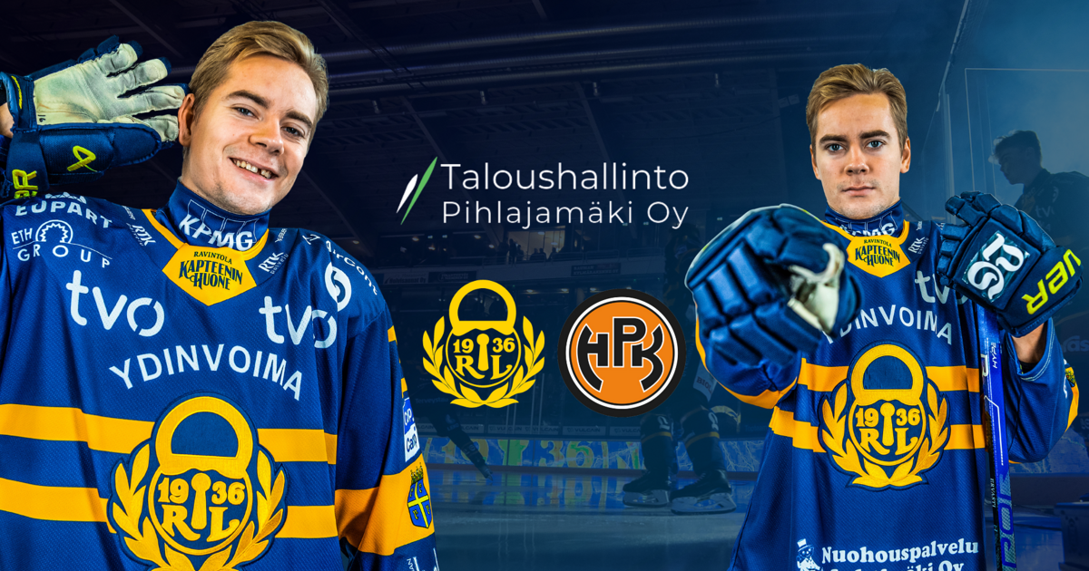 Taloushallinto Pihlajamäki Oy:n Otteluennakko Lukko–HPK: Pitkästä Aikaa ...