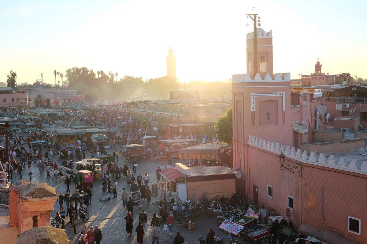 Place Jemaa-el-Fna à Marrakech