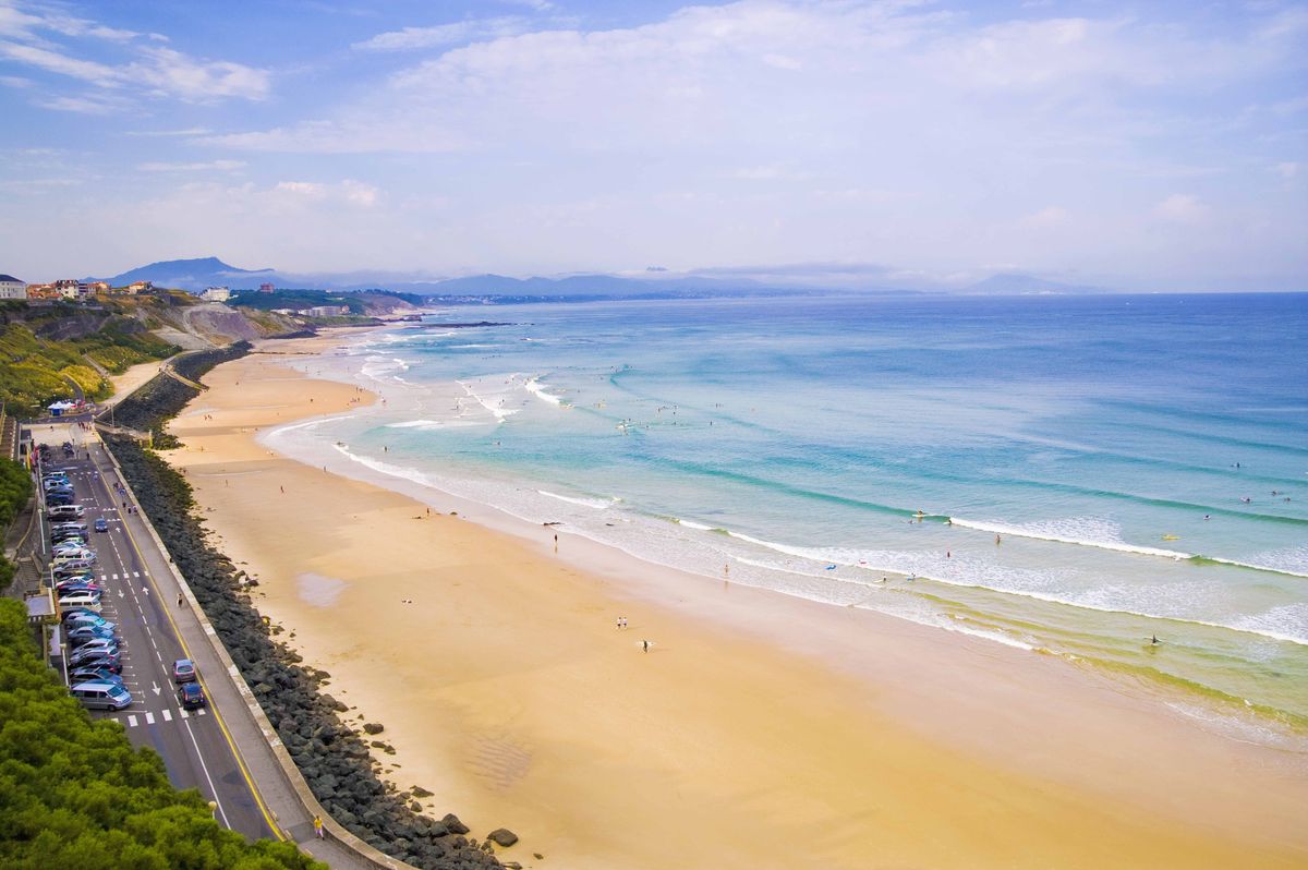 Plage de la Côte des Basques à Biarritz