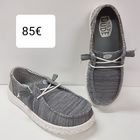 Kuva 9 HeyDude Wendy Strech Sox Light Grey Hinta 85€ koot 37,38,39,40,41,42  -tilava lesti, leveyttä ja myös varvaskorkeutta hyvin -ULTRAkevyt joustava ulkopohja -irroitettava, 5mm paksu vaimennettu pohjallinen, jossa päällinen kangasta -joustavaa tekstiiliä -helpot laittaa jalkaan ja menee rintavaankin jalkaan Lesti normaali, eli ota omaa kokoasi! Huom!! konepestävät 30 asteessa.  Pohjallisen pituus: 36= 24cm 37= 24,5cm 38=25,0cm 39=25,5cm 40=26,0cm 41=26,6cm 42=27,2cm