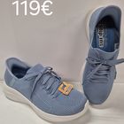 SKECHERS Slip-ins: Ultra Flex 3.0 - Elevated Motion - Blue Hinta 119€ kokoja 37, 39,40  -Skechers Hands Free Slip-ins -Eksklusiivinen Heel Pillow pitää jalan tukevasti paikoillaan -Skechers Air-Cooled Memory Foam -pehmustettu mukavuussisäpohja -sukkamaista mukavuutta -nauhat vain koristeena -Valmistettu 100 % vegaanisista materiaaleista -Konepestävä 30 asteessa HUOM! reilu mitoitus, ota numeroa pienempi,kuin normaalisti käytät