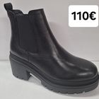 KUVA 14 TAMARIS musta 110€ KOOT 37,38,39,40,41  Normaalikokoa. -päällinen vettähylkivää nahkaa -tekstiilivuori -venykkeet molemmin puolin -pehmustettu Touch-it sisäpohja -pitävä kumipohja -koron korkeus 65mm -pohjan paksuus päkiällä 30mm  MITTATAULUKKO, sisäpohjan mitta: 37=24,2cm, 38=24,8cm, 39=25,4cm 40=26,0cm 41=26,6cm