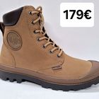KUVA 31 PALLADIUM PAMPA SPORT Mahogany Hinta 179€ kokoja 37,38,39,40,41,42,43,44,45,46 Palladium Pampa Sport on jo monena talvena ollut yksi myydyimmistä talvikengistämme. Eikä ihme. Näissä on kaikki hyvän talvikengän ominaisuudet. -hyvä, leveähkö lesti -tukevaa, vedenpitävää nahkaa -lämmin, mukavan pehmeä vuori -erittäin pitävä kumipohja Normaalikokoa