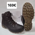 ECCO Rugged Track coffee. Hinta 169€ HUOM! koot 41,42,43,44,45,46,47,48  -tukevaa rasvanahkaa, 100% vedenpitävällä vuorilla -mukavan pehmeä tekstiilivuori ja pehmustettu pohjallinen antaa huippu käyttömukavuuden -pitävä kumipohja -ECCO FLUIDFORM™-teknologia liittää kengän päällisen ja pohjan yhteen ilman liimaa tai ompeleita. Osat sinetöity yhteen käyttäen kevyttä nestemäistä materiaalia, joka tekee kengistä kosteudenpitävät – ei vuotoja, ei rakoja. Tuloksena ovat miellyttävät, pehmeät ja joustavat pohjat, jotka seurailevat jalkasi luonnollisia muotoja. Lesti leveähkö ja muutenkin tilava. Pohjallisen pituus: 41=27,4cm 42=28,0cm 43=28,6cm 44=29,3cm 45=30,0cm 46=30,6cm 47=31,3cm 48=32,0cm