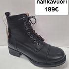 KUVA 16 TEN POINTS 189€ Pandora Black koot 37, 39,40,41,42 -HUOM! nahkavuori -todella hienoa, laadukasta nahkaa -nauhat + vetoketju -kumipohja Normaalikokoa. MITTATAULUKKO, sisäpohjan mitta: 37=23,8cm, 38=24,4cm, 39=25,0cm 40=25,6cm 41=26,2cm 42=26,8cm