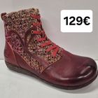 KUVA 5 Laura Vita Gocno 16 punainen Hinta 129€ kokoja 37,38,39,40,41,42 -HUOM! pituudeltaan pientä mallia, ota numeroa suurempi, kuin yleensä käytät -pehmeä nahka, todella mukavat -pitävä, joustava kumipohja -HUOM! lämmin karvavuori -nauhat+vetoketju,leveä lesti MITTATAULUKKO, sisäpohjan mitta: 37=23,2cm, 38=23,8cm, 39=24,4cm 40=25,0cm 41=25,6cm 42=26,2cm