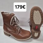 KUVA 6 PIQANT- Design From Finland Ruskea 179€ kokoja 37,38,39,40,41 Normaalikokoa!  -nahkaa -nauhat+vetoketju HUOM! lämmin VILLAVUORI -irroitettava pohjallinen PIQANT GRIP+ by SOLEPEX. -markkinoiden paras GRIP+ KITKApohja. PITÄÄ ja PUREE. Valmistettu Suomessa!  Pitää erinomaisesti lumella ja pitää tavallista kumipohjaa huomattavasti paremmin myös jäisellä kelillä.  Normaalikokoa.  MITTATAULUKKO, pohjallisen pituus: 37=24,4cm, 38=25,0cm, 39=25,6cm 40=26,2cm 41=26,8cm 42=27,4cm