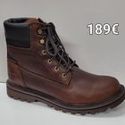 Kuva M105 CATERPILLAR Deplete ruskea Hinta 189€ kokoja 41, 44,45,46 Todella vahva CAT-klassikko. -tukevaa vedenpitävää rasvanahkaa -vuori pehmustettua kangasta -irroitettava pohjallinen -erittäin pitävä, notkea kumipohja Kuin tehty Suomen muuttuviin sääolosuhteisiin, näillä pärjää kelillä, kuin kelillä. Lesti on leveähkö ja pituudeltaankin hieman normaalia suurempaa. Pohjallisen pituus: 41=27cm 42=27,8cm 43=28,6cm 44=29,4cm 45=30,2cm 46=31,0cm