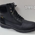 Kuva M110 CAMEL ACTIVE musta Hinta 199€ kokoja  44,päällinen tukevaa rasvanahkaa -vedenpitävä SYMPATEX-kalvo - lämmin vuori -pitävä kumipohja -nauhat+vetoketju Lesti on leveähkö, pituudeltaan normaalikokoa. Sisäpohjan pituus: 41=27,2cm 42=27,8cm 43=28,4cm 44=29,0cm 45=29,7cm 46=30,4cm