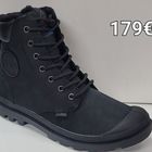 KUVA M111 PALLADIUM PAMPA SPORT Black 179€ kokoja 42, 44,45,46 -tukevaa, vedenpitävää nahkaa -lämmin vuori -erittäin pitävä kumipohja Normaalikokoa.