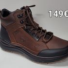 KUVA M112 G-Comfort Rolling Fitness Brown Hinta 149€ Kokoja,43,44 Vedenpitävä kalvo! -HUOM! Leveä lesti, reilusti leveyttä, rintavuutta ja myös varvaskorkeutta -nauhat+vetoketju, menee helposti jalkaan -laadukasta, pehmeää nahkaa, -pehmustettu kangasvuori -irroitettava pohjallinen -rullaava pohja, helpot kävellä, säästää polvia ja niveliä -Erittäin pitävä GRIP-ulkopohja pituudeltaan normaalikokoa Pohjallisen pituus: 41=27,0cm 42=27,6cm 43=28,2cm 44=28,8cm 45=29,4cm 46=30cm