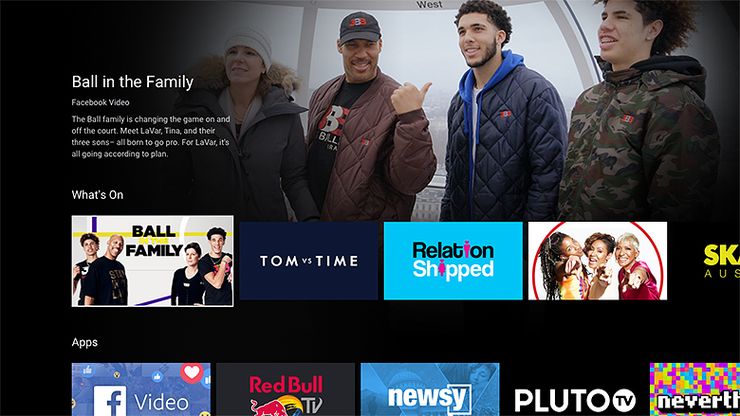Oculus TV:n käyttöliittymä on yksinkertainen.