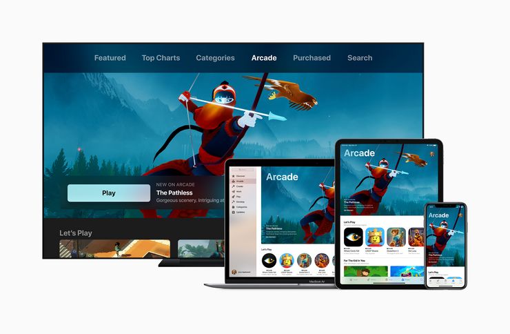 Apple Arcade -pelit tulevat saataville laajasti Applen eri laitteille.
