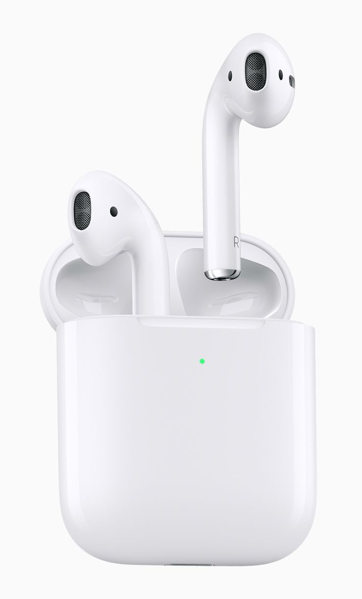 Ulkoisesti AirPods-kuulokkeet ovat käytännössä ennallaan.
