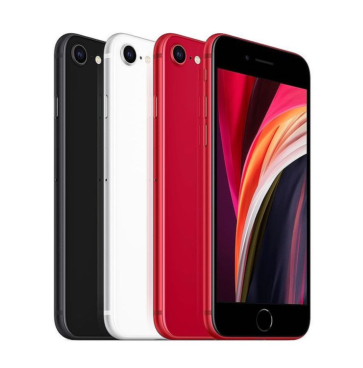 iPhone SE:n eri värivaihtoehdot.
