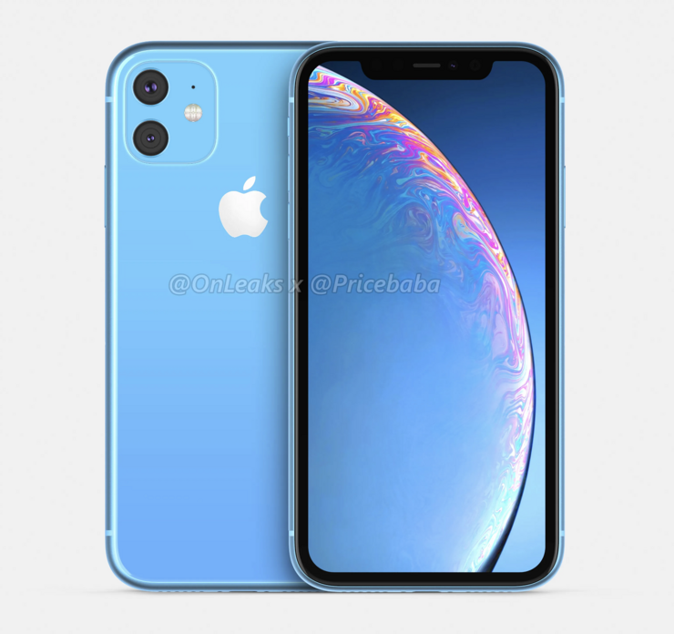 iPhone XR:n seuraaja. Kuva: OnLeaks / Pricebaba.