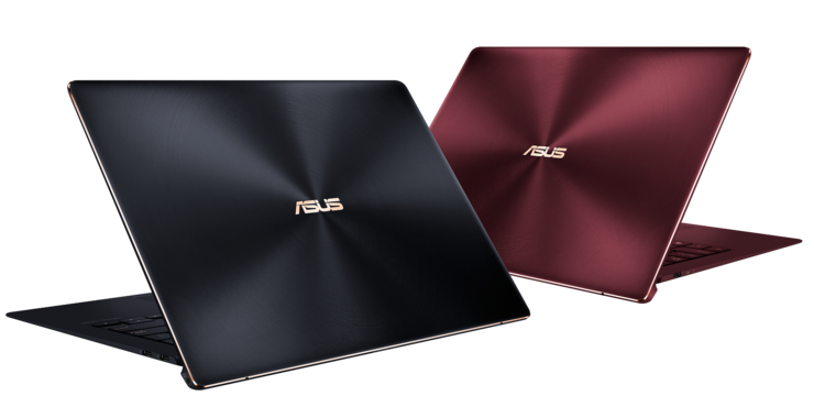 Asus ZenBook S eri väreissä.