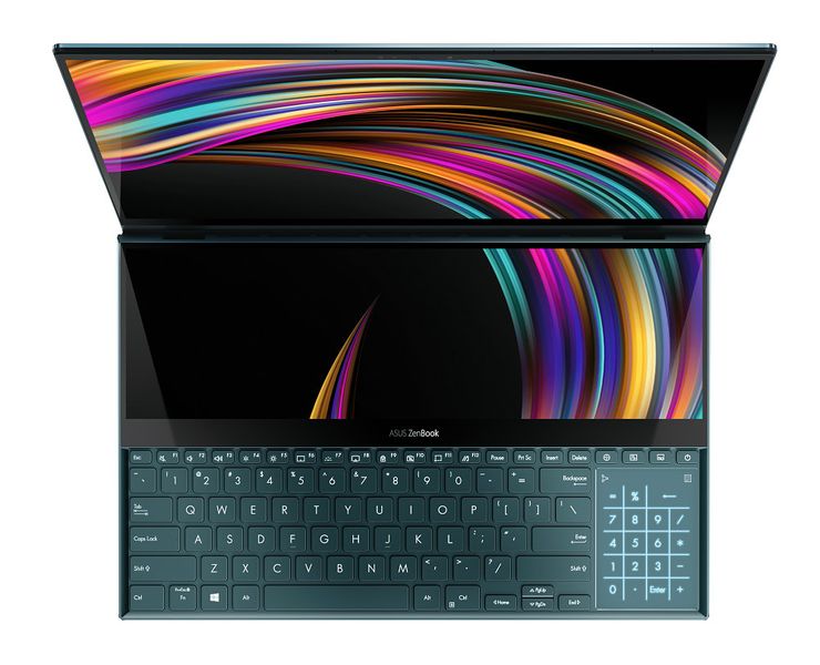 Asus ZenBook Pro Duossa on 16:9- ja 32:9-kuvasuhteen näytöt.