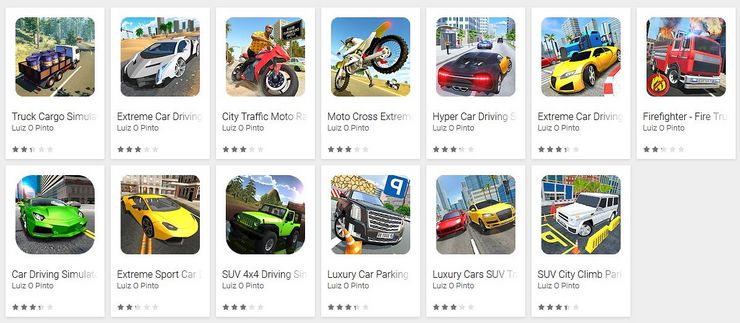Ethän ladannut näitä ”ajopelejä” Android-laitteellesi?.