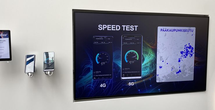 Tiedonsiirtonopeus on 5G-verkossa moninkertainen verrattuna 4G:hen.