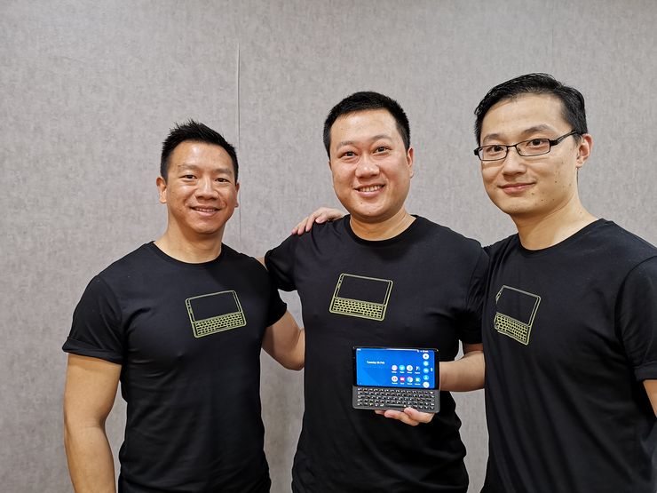 F(x)tecin perustajat Adrian Li Mow Ching, Liangchen Chen ja Leon Xiong Feng.