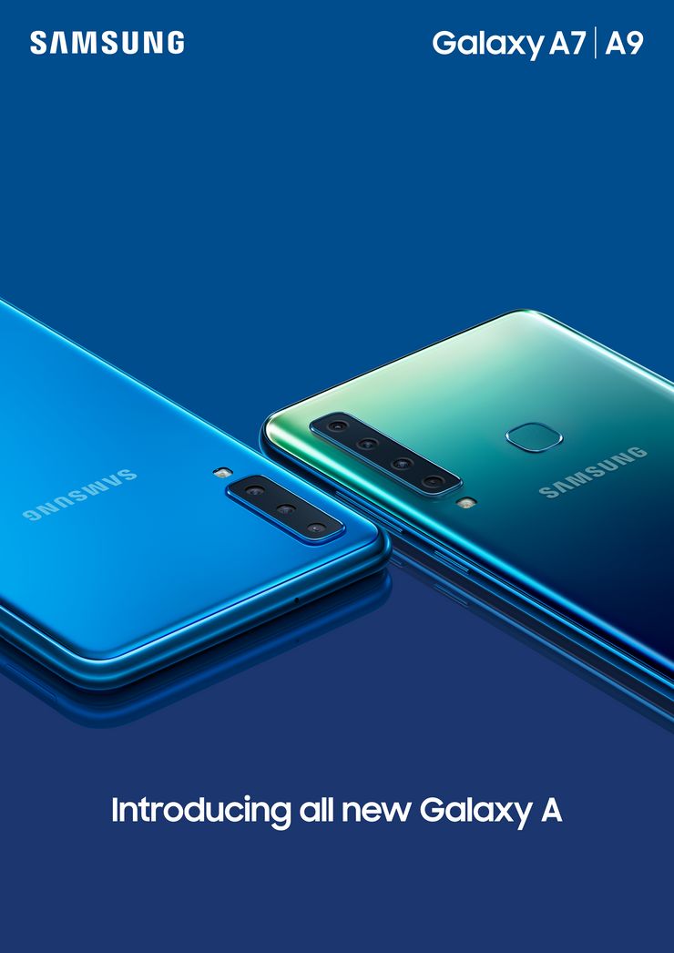 Galaxy A7 ja Galaxy A9.