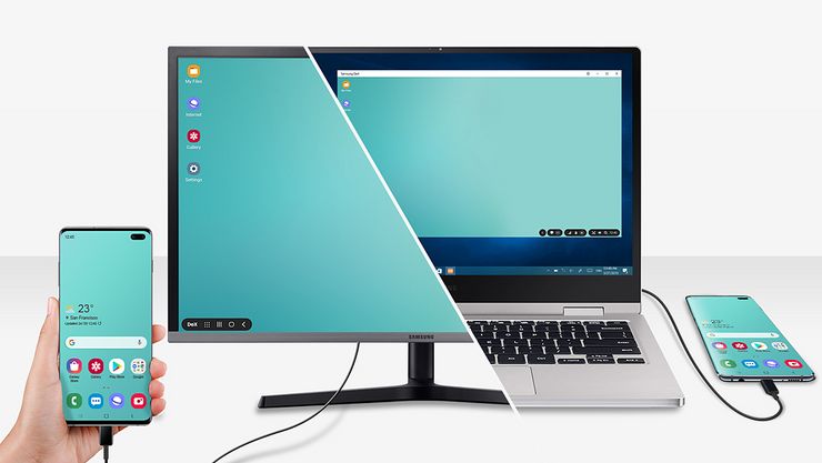 Samsung DeX mahdollistaa nyt puhelimen työpöytätilan käytön tietokoneella.
