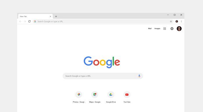 Chrome muuttuu ulkoiselta olemukseltaan myös tietokoneella.