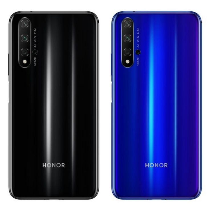 Honor 20 -värivaihtoehdot.