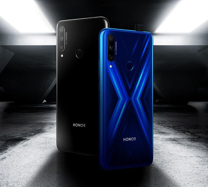 Honor 9X:n värit.