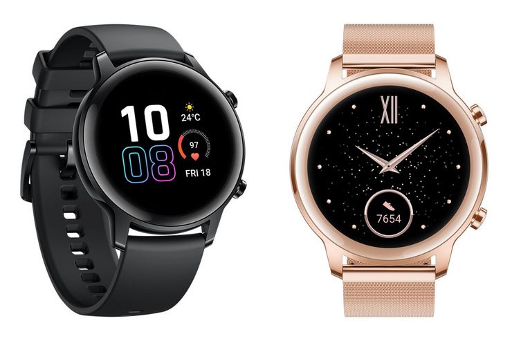 Honor Magic Watch 2:n tyylivaihtoehdot 42 millimetrin koossa.
