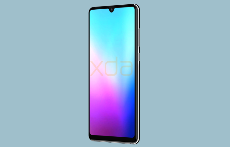 Huawei Mate 20 mallinnetussa kuvassa.