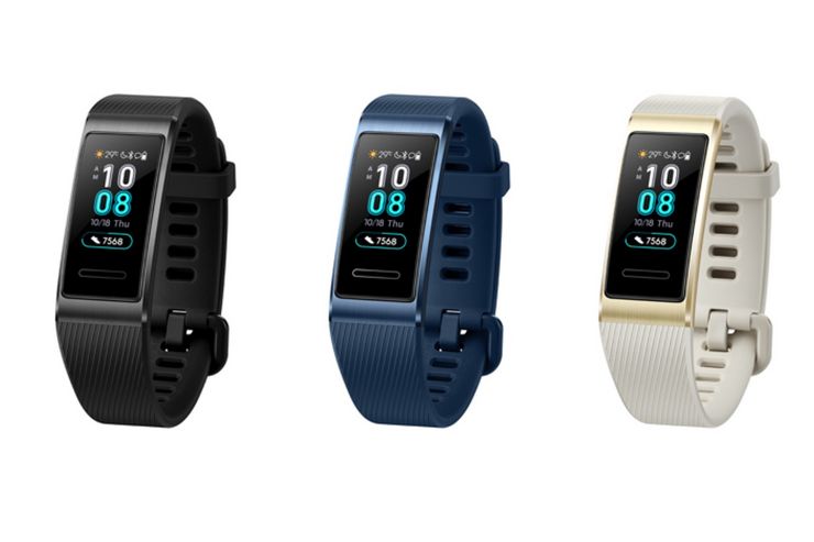 Huawei Band 3 Pron värivaihtoehdot.
