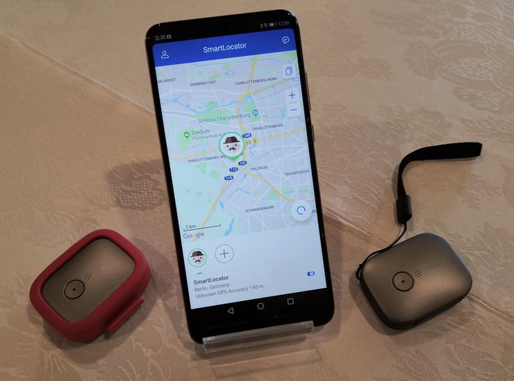 Huawei Locator toimii yhdessä älypuhelinsovelluksen kanssa.