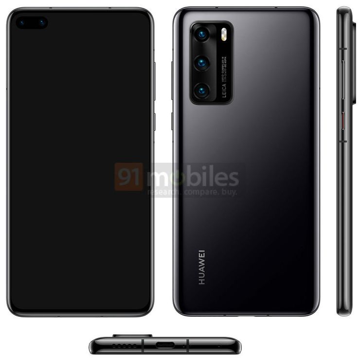 Huawei P40. Kuva: 91mobiles.