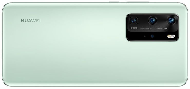 Huawei P40 Pro mintunvihreänä. Kuva: Evan Blass.