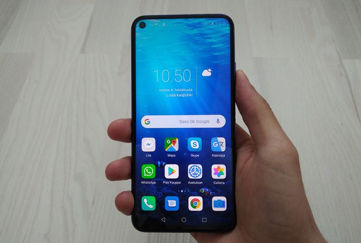 Honor 20 on oikein hyvä älypuhelin.