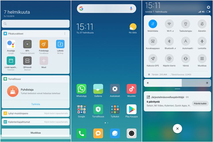 Miui 10.0 on todella sulava ja helppokäyttöinen, mutta kaukana puhtaasta Android-kokemuksesta.