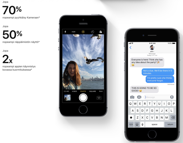 iOS 12 parantaa suorituskykyä.