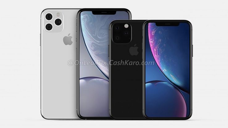 iPhone XS ja iPhone XS -mallien seuraajat. Kuva: OnLeaks / CashKaro.